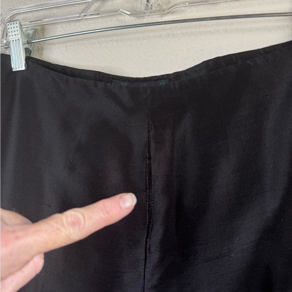 RALPH LAUREN *VINTAGE* High-Rise Raw Silk Pants - Picture 8 of 14